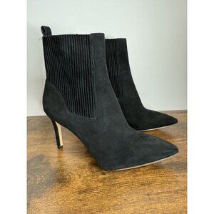 Via Spigo Black Suede Boots - Size 10